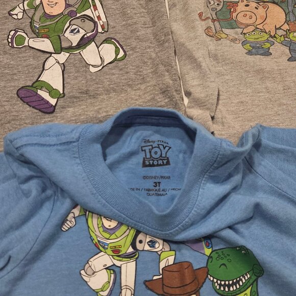 Disney Toy Story Tee Lot (3) • Size 3T • Buzz Woody Rex Forky - Picture 6 of 6
